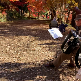 紅葉狩りの画像