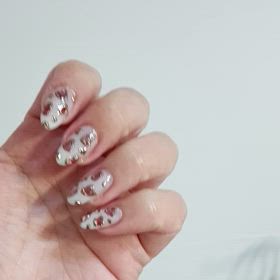 マイネイル！ひょう柄ネイル！の画像