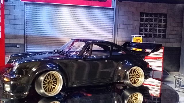 タミヤ製 ポルシェターボ934RSR改 湾岸ミッドナイト ブラックバード