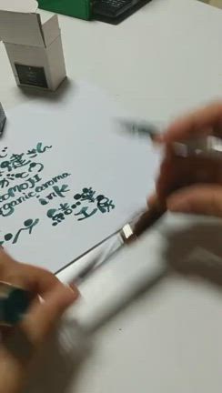 大船渡の海の色のアロマインクの記事動画