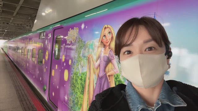◆ディズニーラッピングの新幹線◆の記事動画