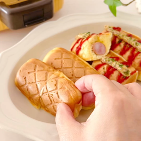 挟んで焼くだけ簡単‼︎【チーズドッグ&ホットドッグ】と 息子の思い出