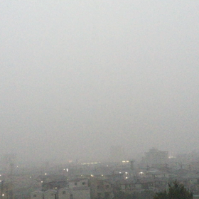 雷と雨の画像