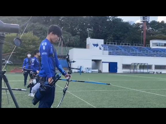 日体大アーチェリーフェスティバルプレ大会の記事動画