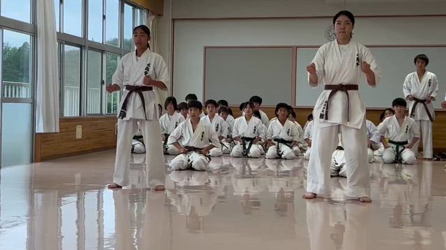 フォトギャラリー㊗️昇段おめでとう！日本空手道　木鶏會(もっけいかい)の記事動画