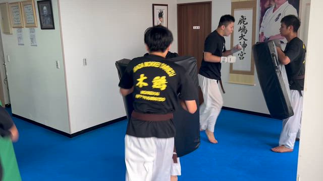 大会までラストスパート！組手選抜クラス　日本空手道　木鶏會の記事動画