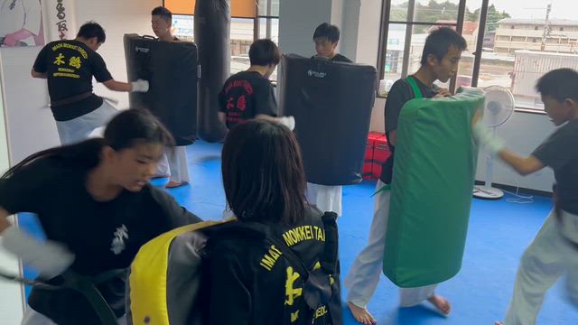 大会までラストスパート！組手選抜クラス　日本空手道　木鶏會の記事動画