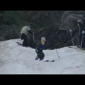 ラストの大雪渓のの画像