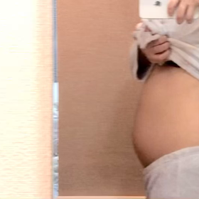 15週3日  双子 お腹の大きさの画像
