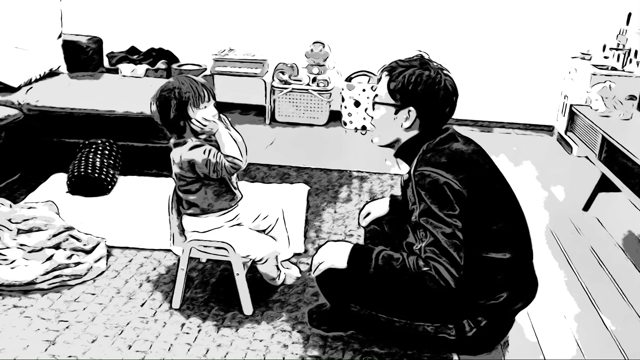 【2y9m】ムスメもおいでおいで、いいこいいこの記事動画