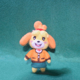 羊毛フェルト　しずえさんのストップモーションですの画像