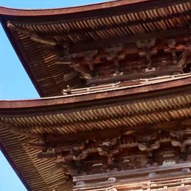 信州　青木村国宝　大法寺　紅葉の画像