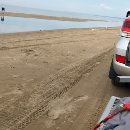水面に空がうつった海はキラキラして最高に癒されたよの記事動画