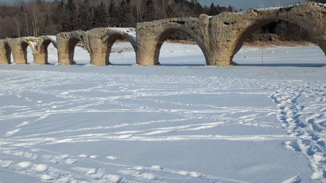 糠平湖に行ってきました。その3（タウシュベツ川橋梁見学）の記事動画