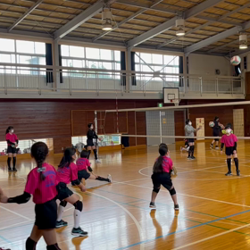 今日もひたすらレシーブ練習の画像