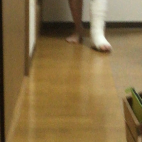 アキレス腱断裂１カ月の画像