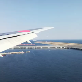 羽田空港着陸〜の画像