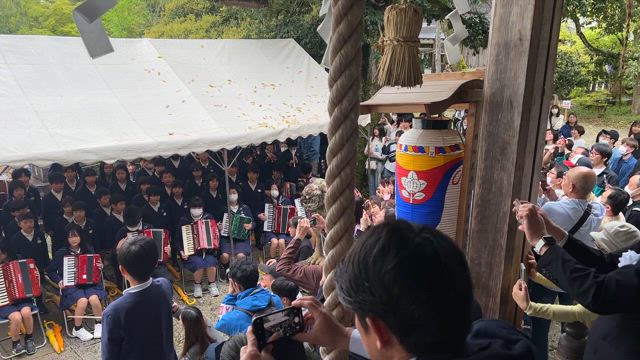 中嶋神社 橘花祭（菓子祭）をお参りしてきました！の記事動画