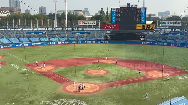 本日の神宮球場！野球のお勉強とOBの応援！の記事動画