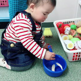 ♡【1歳２ヶ月】おままごと遊びの様子♡の画像