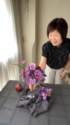 なんでもない日に特別な時間を作るアーティフィシャルフラワーのキャンドルアレンジメントの記事動画