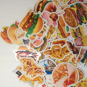 ハンバーガーのシール紹介☆の画像