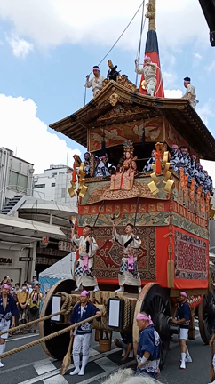 ほんの一瞬の祇園祭の記事動画