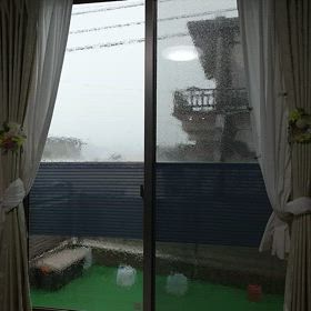 非常に激しい雨の画像