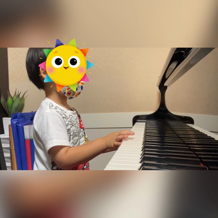【動画あり】ピアノを始めて３ヶ月目の年中くんの記事動画