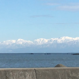 雪化粧  立山連峰の画像