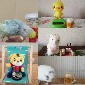 リモート飲み会の画像