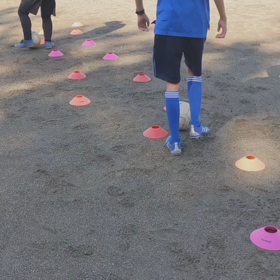 先日の練習の様子⚽の画像