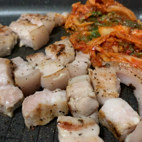 ビールと相性抜群！サムギョプサルの画像