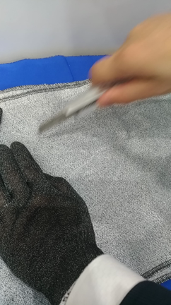 刃物に刺されない布がすごい！危機管理産業展 TASKMATEの生地の記事動画