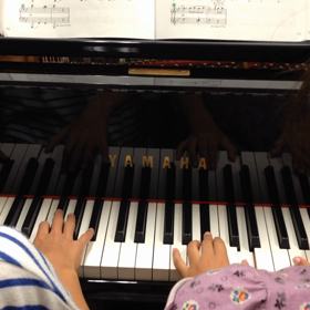 連弾初合わせ(ベートーヴェン : 3つの舞曲 から)の画像