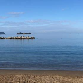 朝の海の画像
