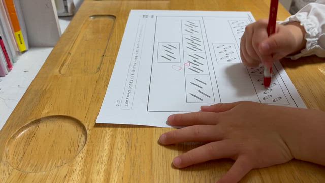 新年中生(現　年少生)3月生まれさんのレッスンの記事動画