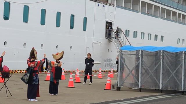 三井オーシャンフジのお見送りと西馬音内盆踊りの記事動画