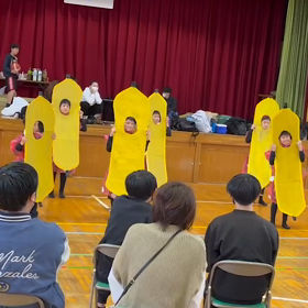 在校生から卒団生への画像