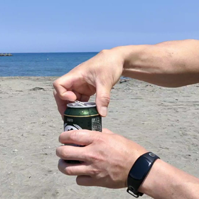 今季初ビーチの画像
