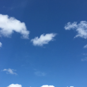 流れる雲の画像