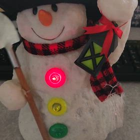 もう一回クリスマス人形をアップの画像