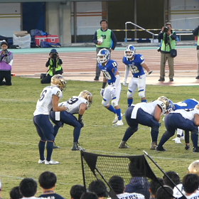 関大、第４Qタッチダウンシーン(関学戦)の画像