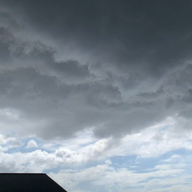 雷雨8.22雲が目の前にて作られて行くの画像