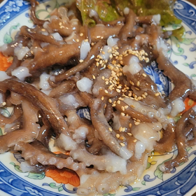好物食べての画像