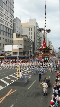 京都祇園祭 巡行 2017の記事動画