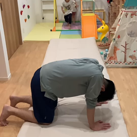パパと馬跳び〜キッズリフレの画像