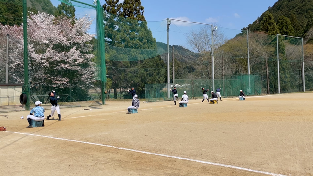 桜の下で練習ですの記事動画
