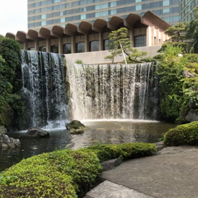 水の映像で涼むの画像