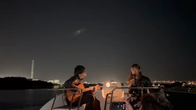 【お月見クルーズ】 なんだか映画の1シーンのような写真や映像が撮れました！の記事動画